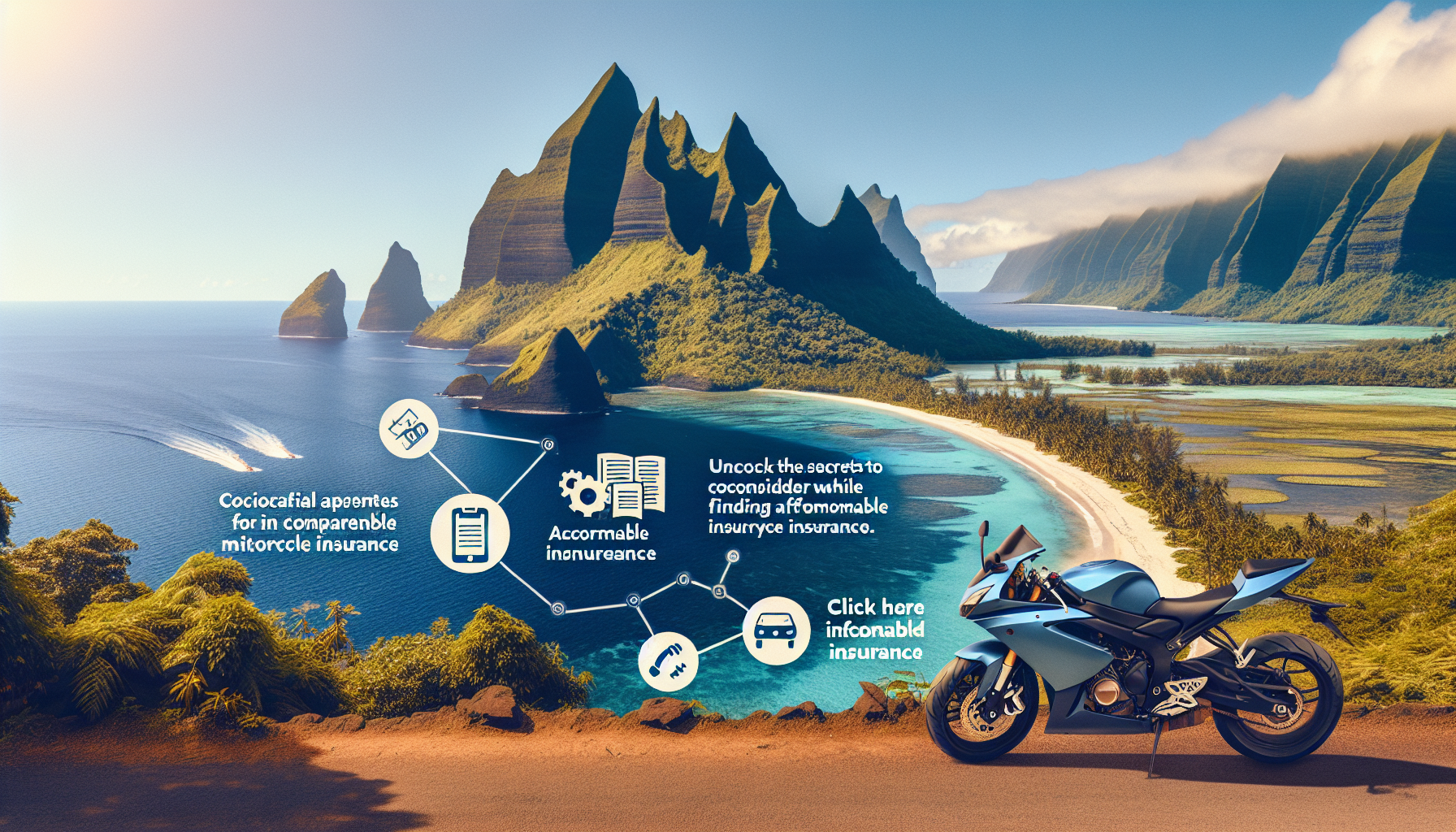 trouvez une assurance moto abordable à l'île de la réunion en considérant ces facteurs lors de votre comparaison d'assurance moto.