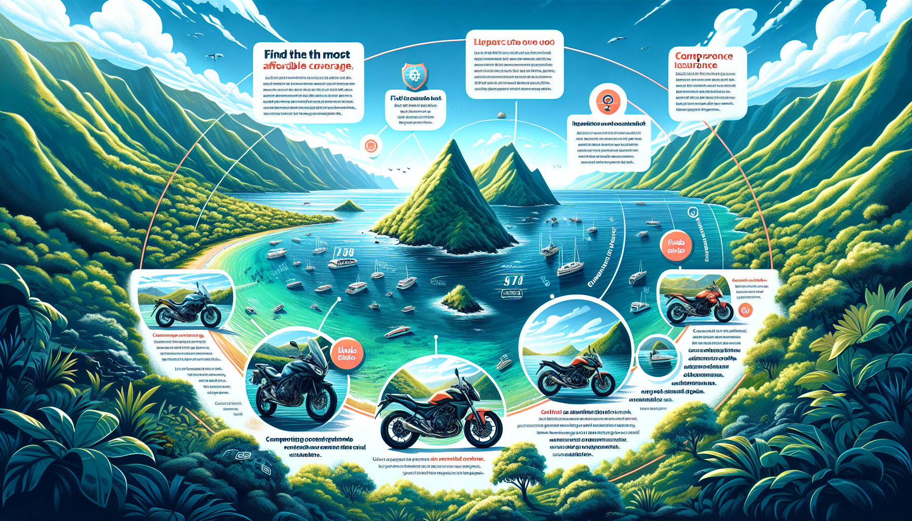 trouvez une assurance moto pas cher à l'île de la réunion en considérant les facteurs importants lors de la comparaison d'assurance moto.
