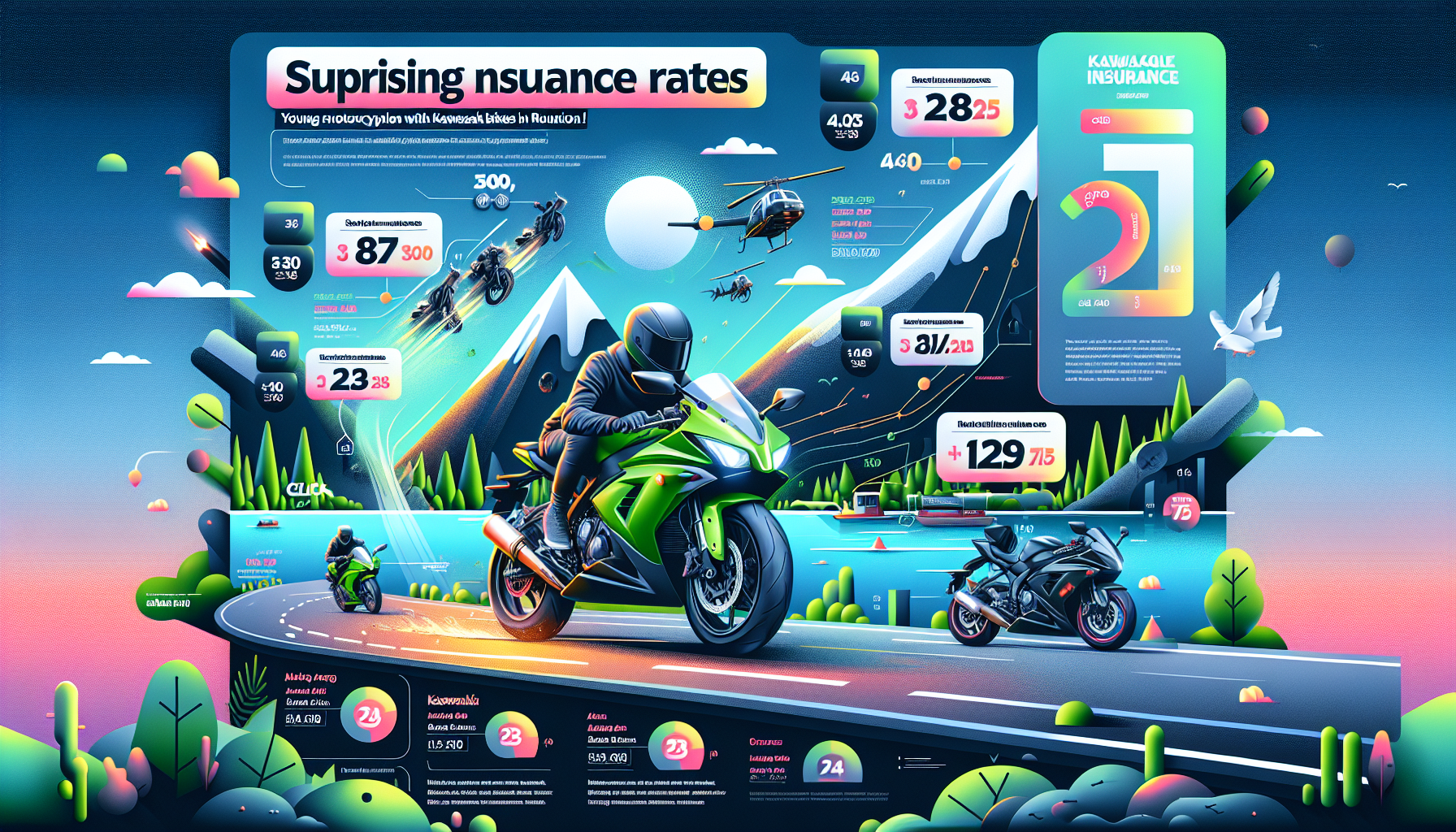 découvrez les tarifs pratiqués pour les jeunes conducteurs de moto kawasaki à la réunion avec notre assurance moto dédiée. faites des économies tout en bénéficiant d'une protection complète pour votre moto kawasaki à la réunion.