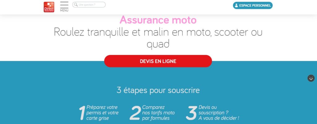 obtenez votre devis d'assurance moto personnalisé en quelques clics. comparez les meilleures offres du marché et choisissez la couverture qui vous convient le mieux pour rouler en toute sérénité.